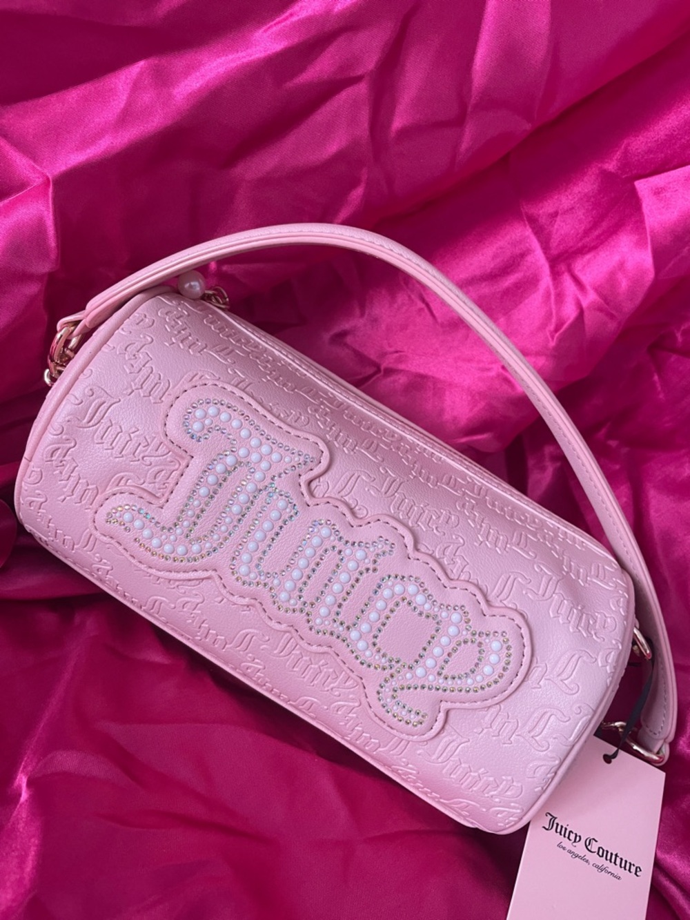 JUICY COUTURE SIGNATURE BARREL BAG - NEW